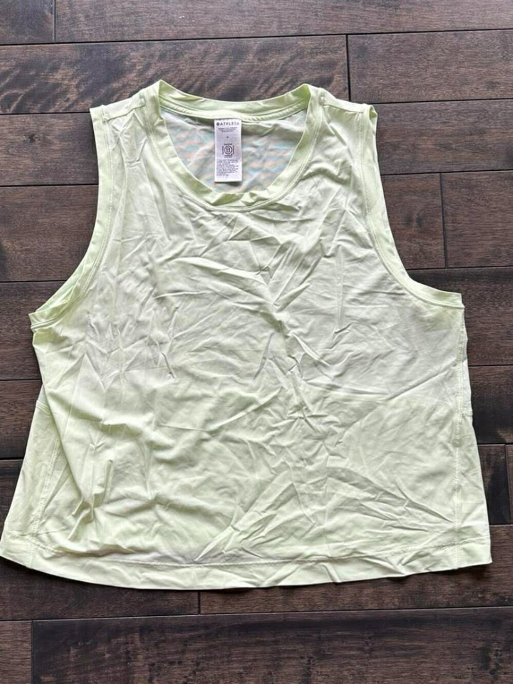 Athleta Mesh Cropped Tee